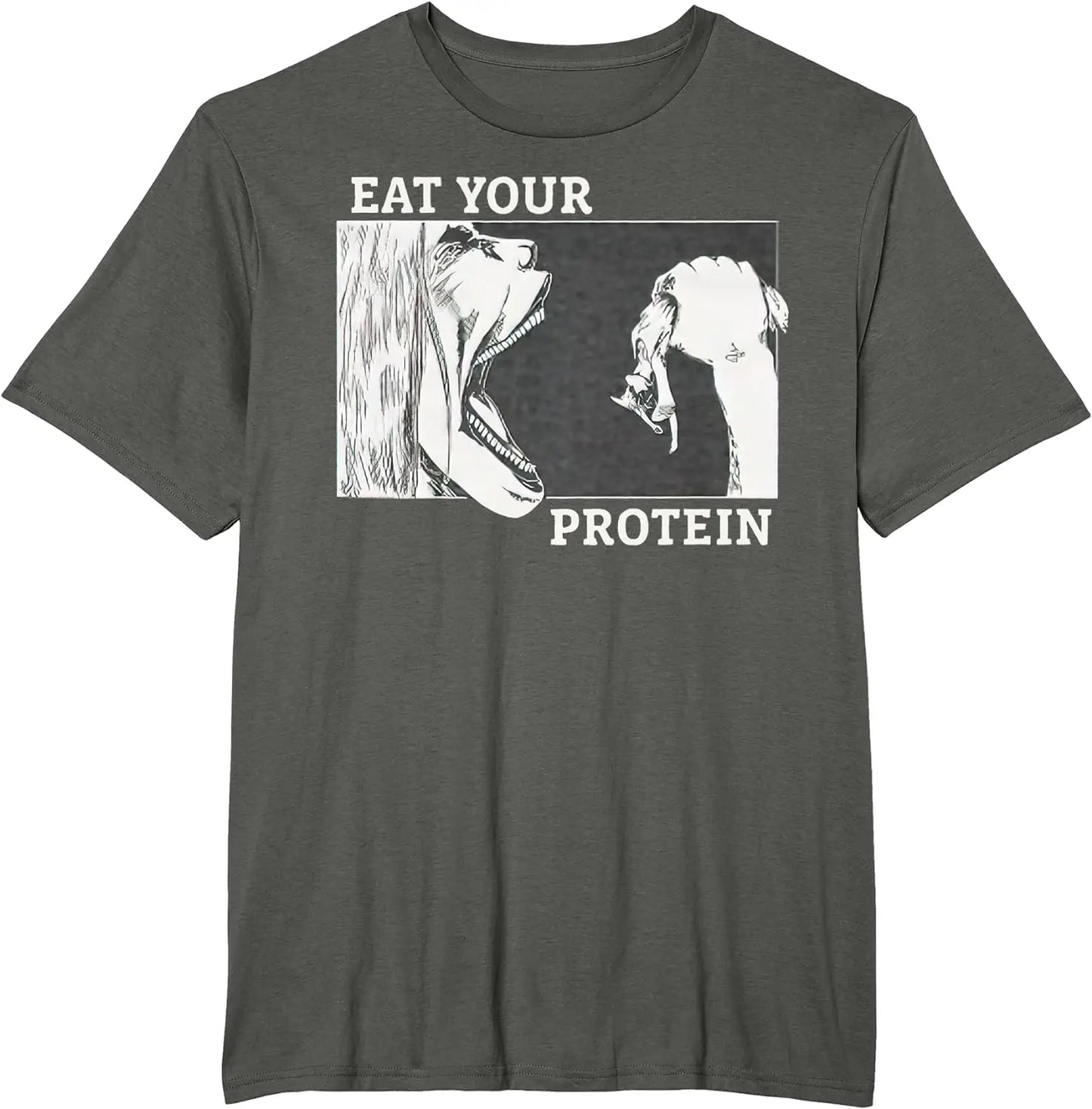 Eat Your Protein - Maglietta Attack on Titan