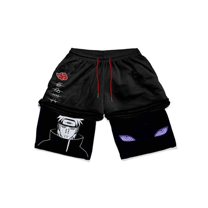 Naruto Pantaloncini Anime Palestra - Naruto - Itachi - Kakashi - Obito