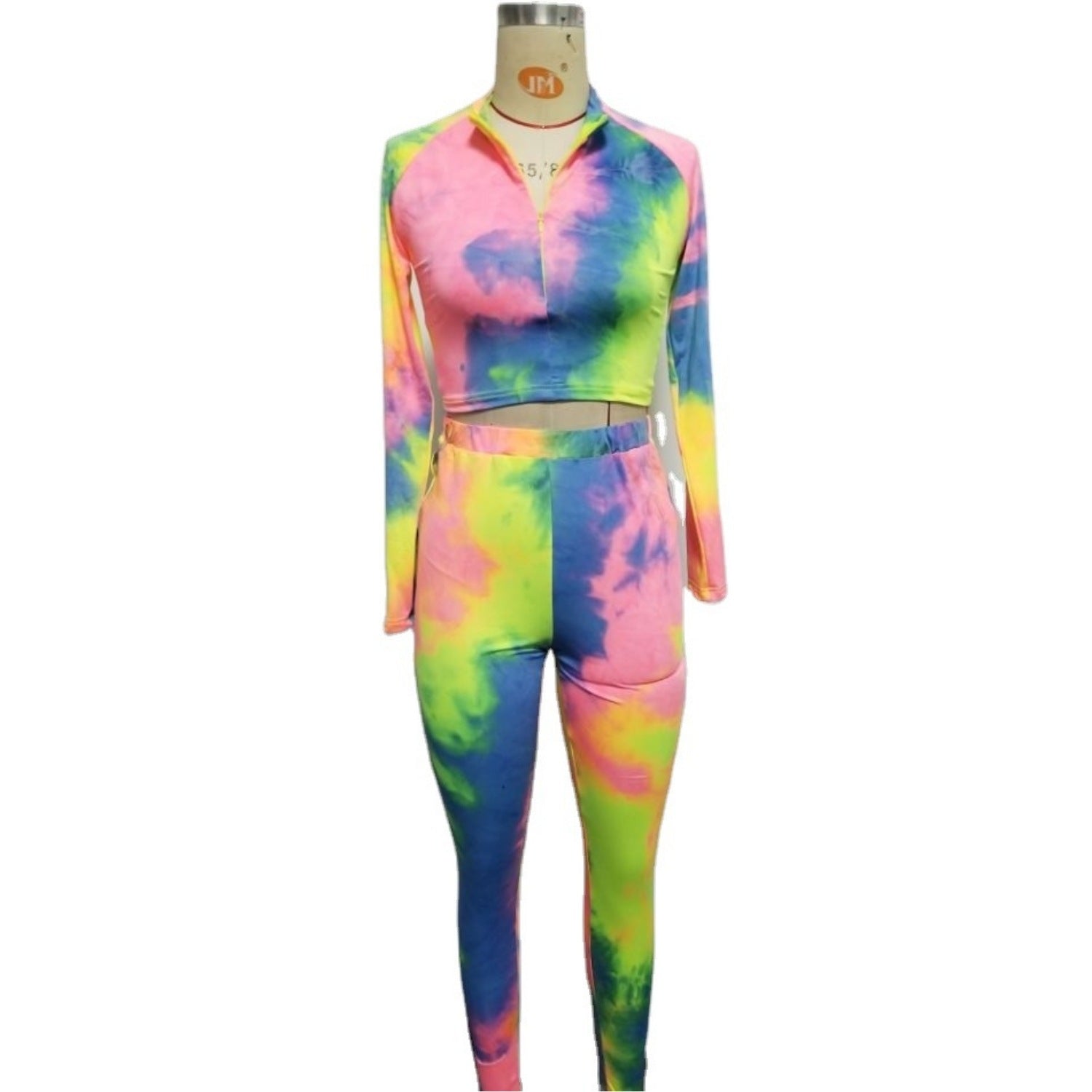 Completo d'Allenamento Donna Tie-Dye: Eleganza Vibrante per le Tue Performance Fitness! - GYM Ratting