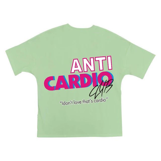 Maglietta 'Anti Cardio': Stile Rilassato per Allenamenti Intensi! - GYM Ratting