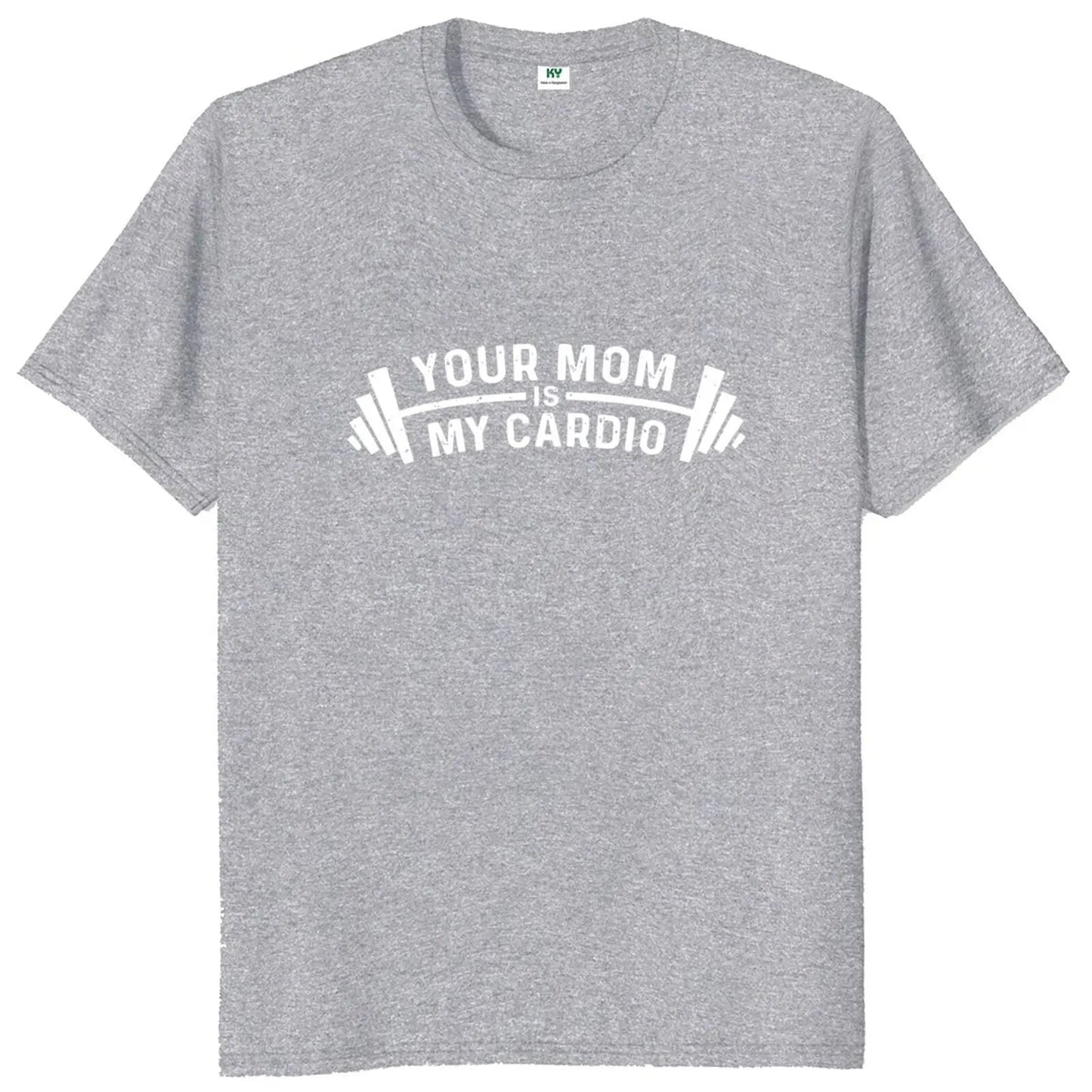 Maglietta 'Your Mom is My Cardio': Fitness con Stile! - GYM Ratting